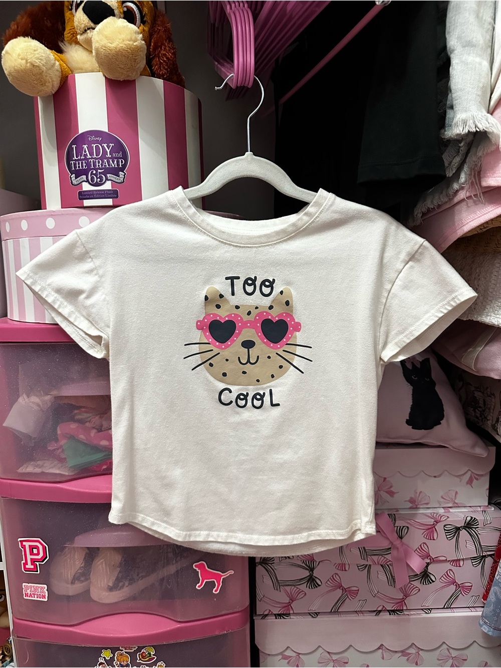 5 for $15! 365Kids Too Cool Cat Tee Size 6